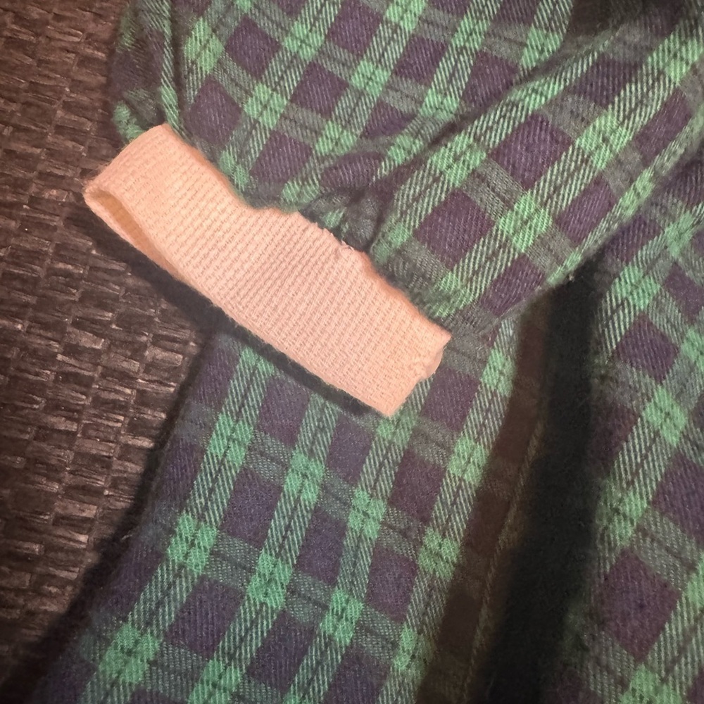 Freitag Green Plaid Dress with Strawberries - Picture 3 of 7